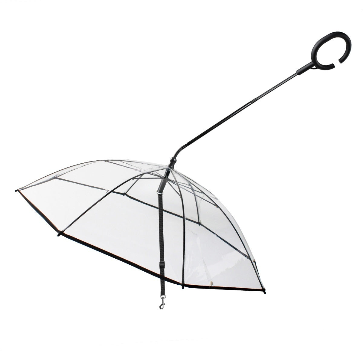 Transparent Pet Umbrella Dog C- Type Adjustable